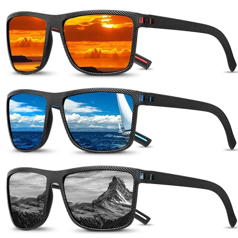 Fishing Sunglasses Polarized - 1/2 قطعة نظارات شمسية للرجال والنساء،