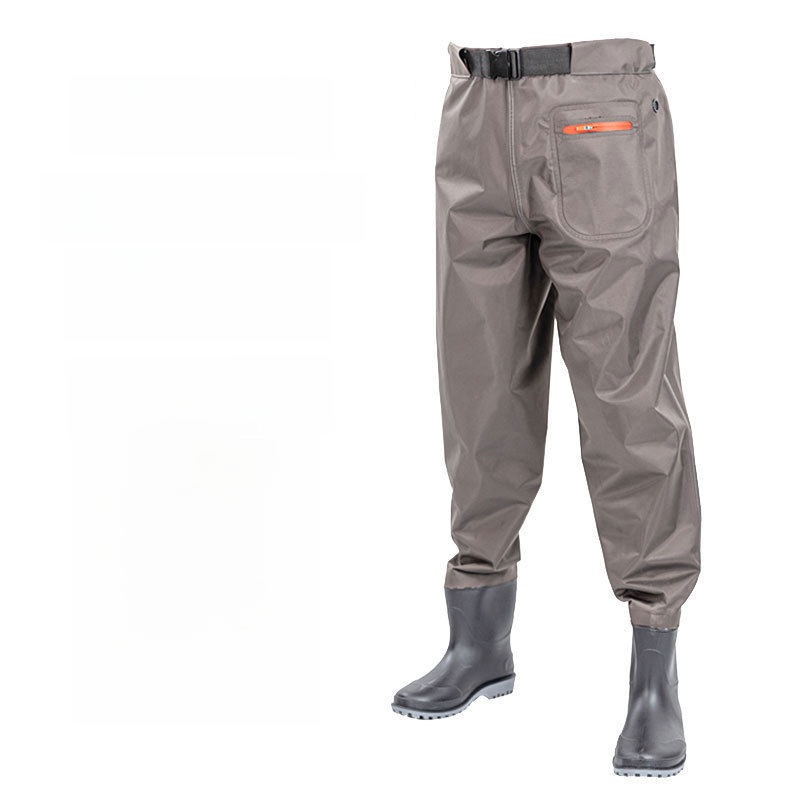 سروال مطر سميك بطول الخصر مع أ - مراجعة Fishing Rain Suit وسعره