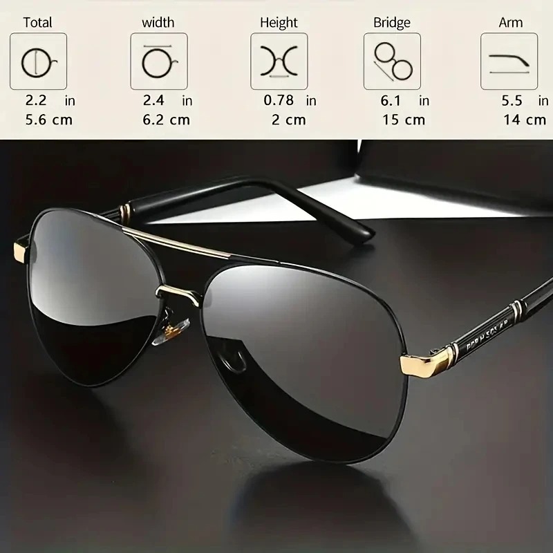 1/2 قطعة نظارات شمسية مستقطبة  - مراجعة Fishing Sunglasses Polarized وسعره