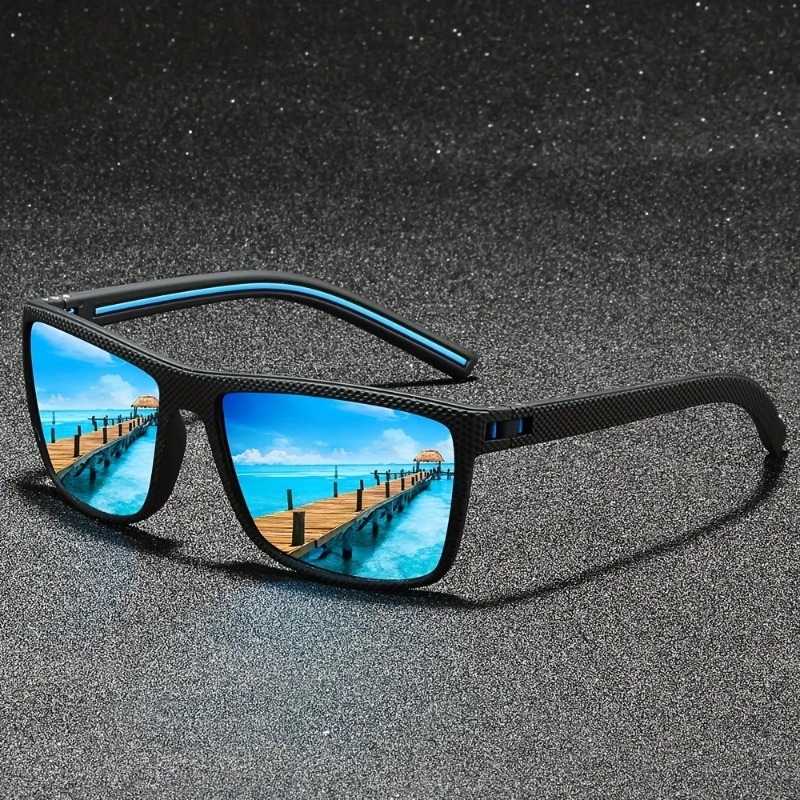 نظارات شمسية مربعة عصرية للرجا - مراجعة Fishing Sunglasses Polarized وسعره