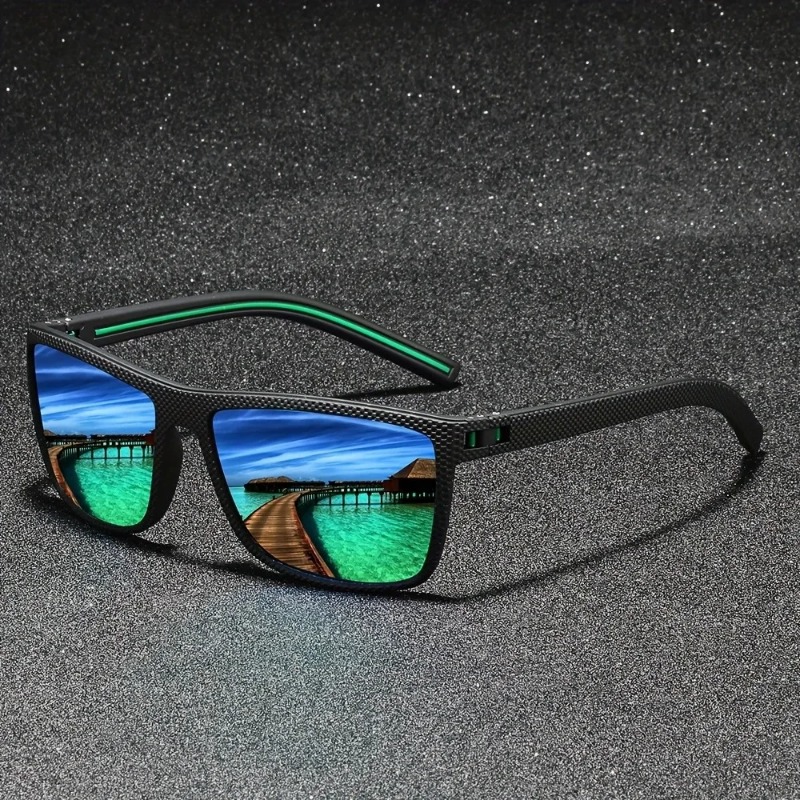 نظارات شمسية مربعة عصرية للرجا - مراجعة Fishing Sunglasses Polarized وسعره
