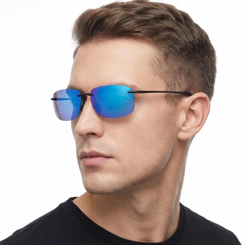 نظارات شمسية جديدة للرجال، خفي - مراجعة Fishing Sunglasses Polarized وسعره