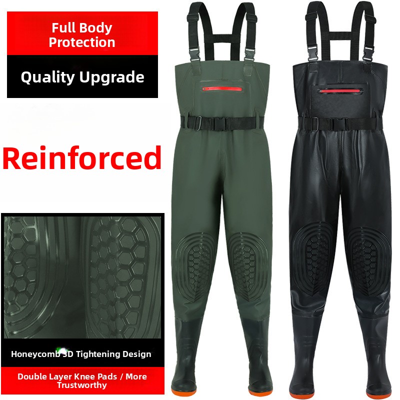 بدلة صيد مقاومة للماء مع سروال - مراجعة Fishing Pants Waterproof وسعره