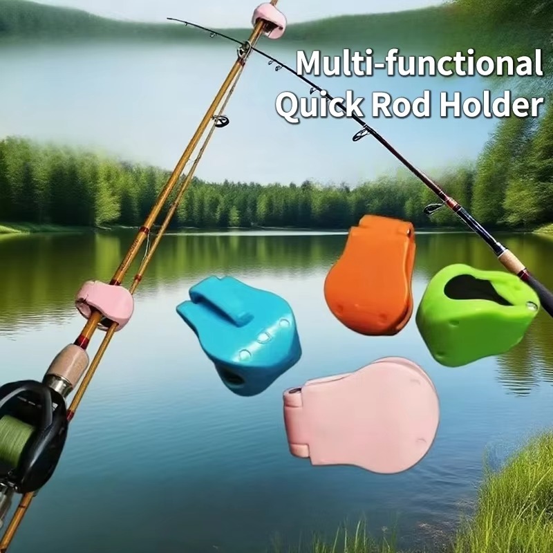2/4 قطع: مشبك تثبيت لحمل صنارة - مراجعة Fishing Belt وسعره